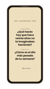 Carta de Che, Contame Familia en el celular